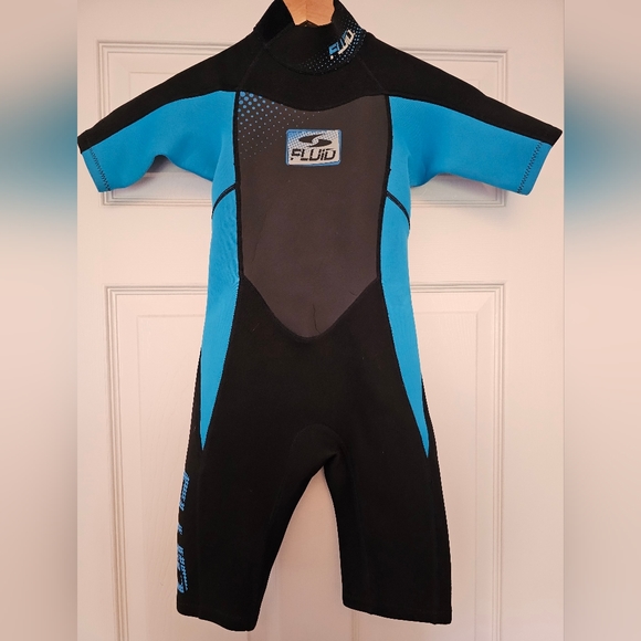 Fluid Shorty Wetsuit Junior sz 8 - Picture 1 of 9